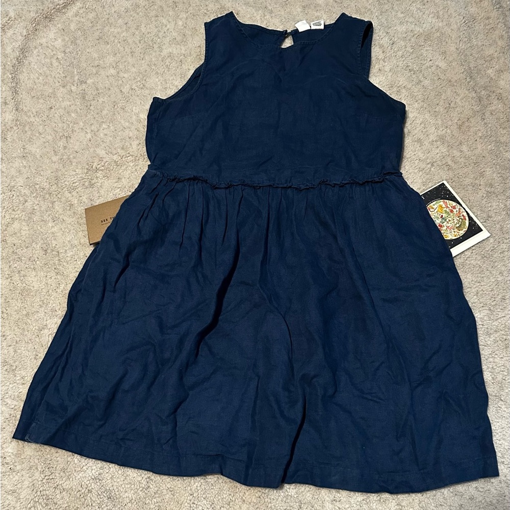 Blue Cotton Dress